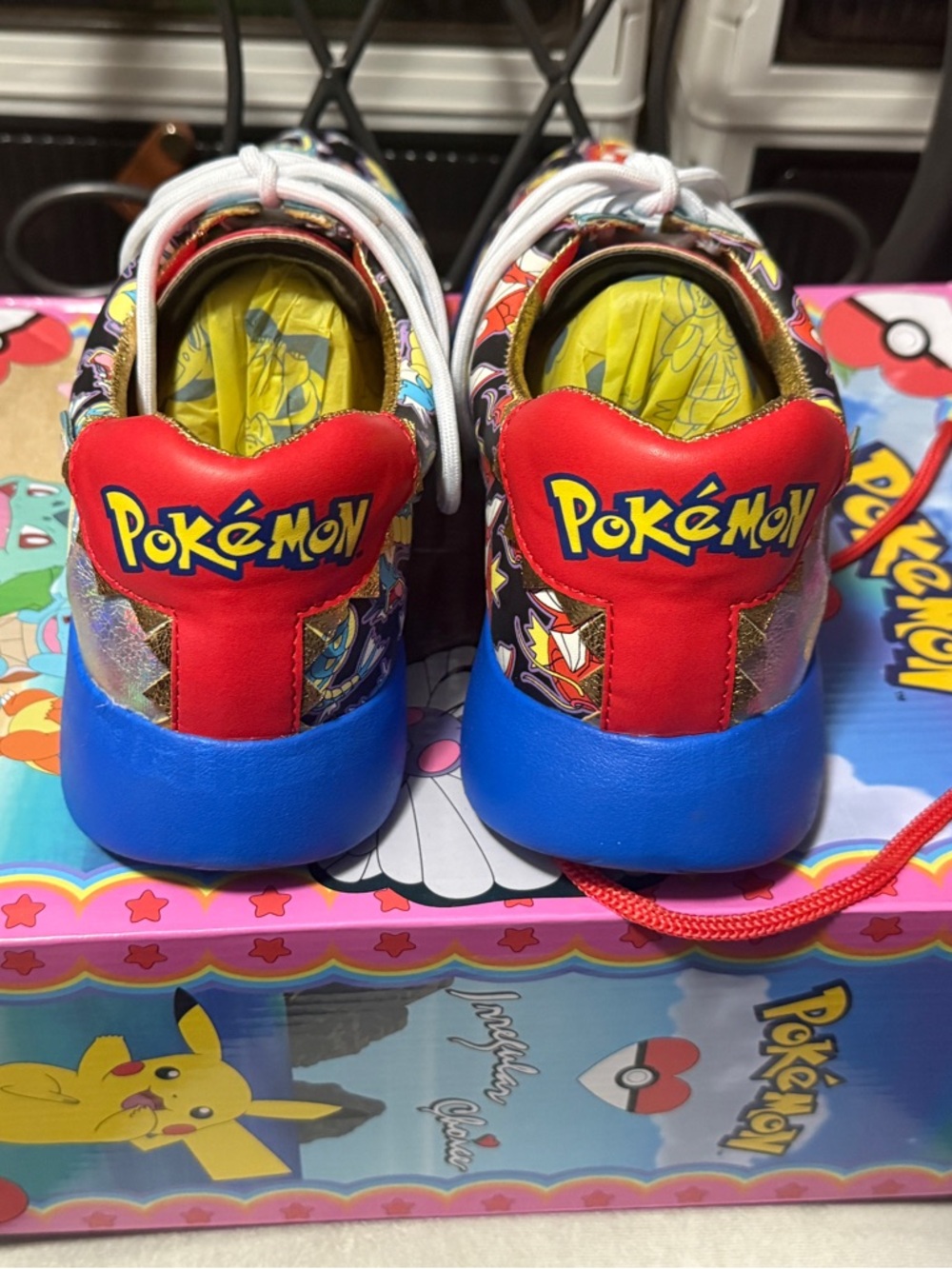 Irregular Choice Gone Fishing Pokémon Graphic Athletic Sneakers - Picture 3 of 5